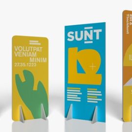 Expositores suelo con peanas